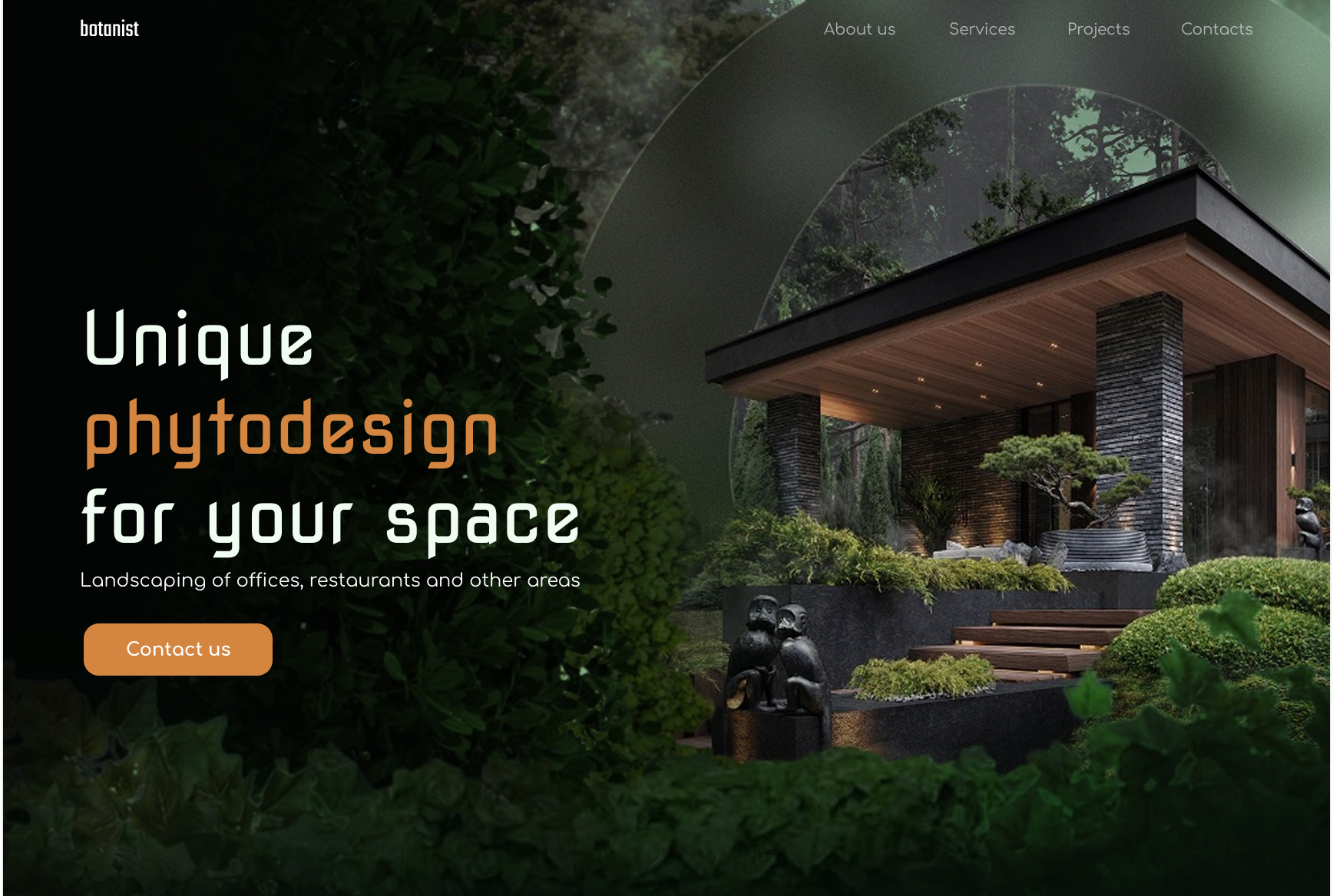 Botanist phytodesign landing