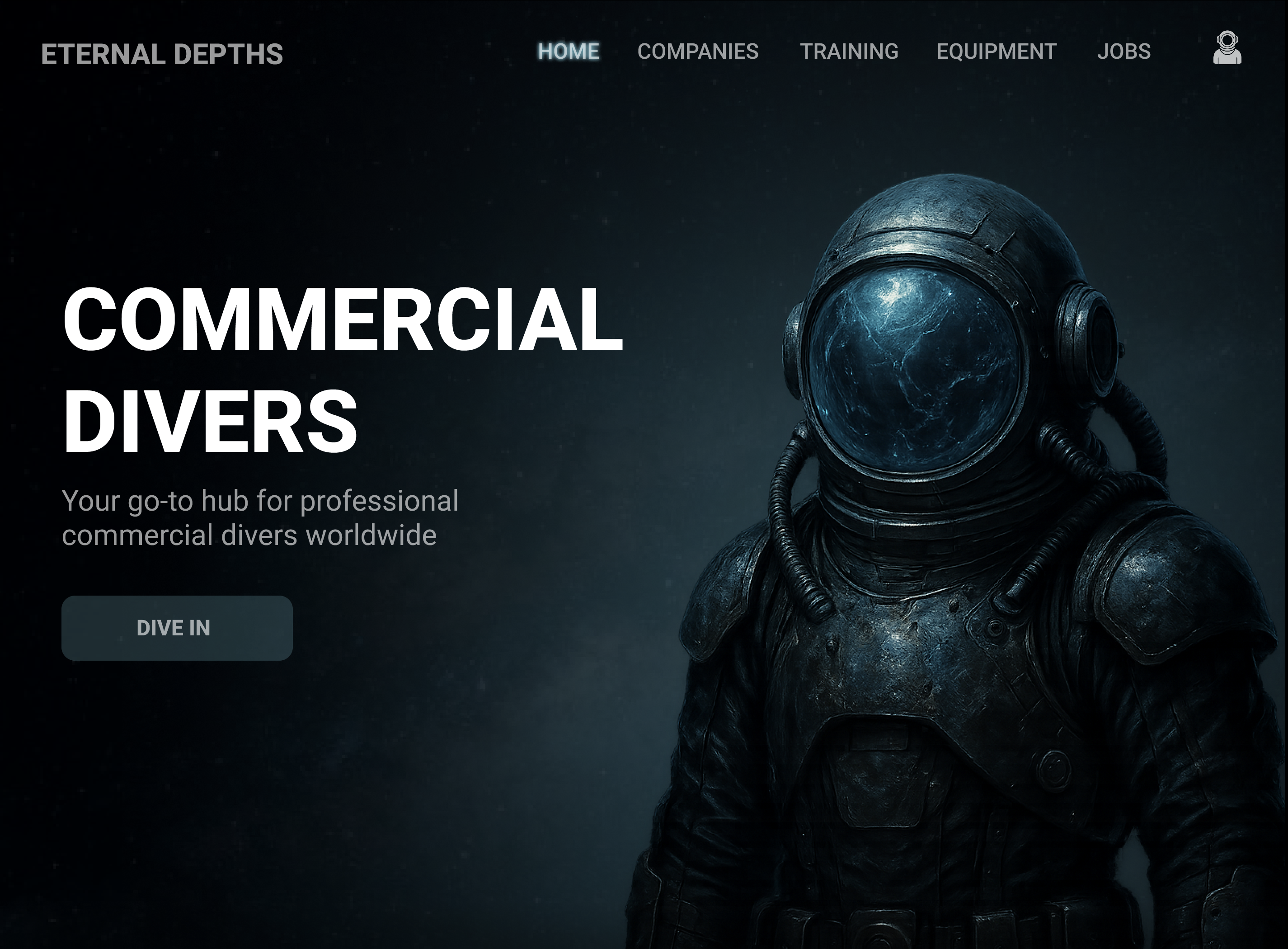 Commercial divers information website